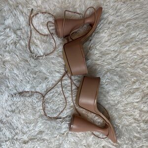 Tan Platform Shoes for Elevated Style